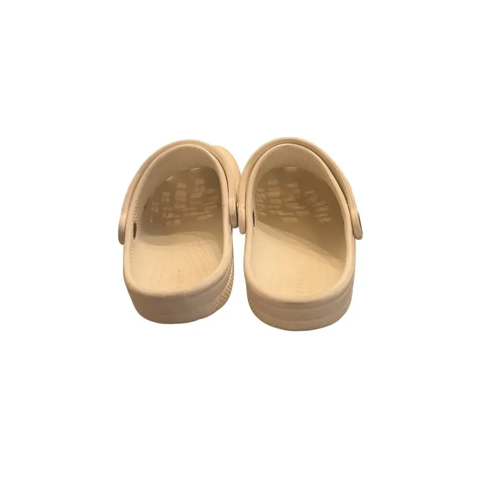 Crocs Kid's 13C White Classic Comfort Slingback Sandals